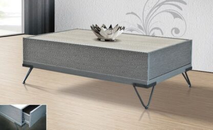 LIVING ROOM TABLE WITH RETRO DRAWER 120X70X44cm