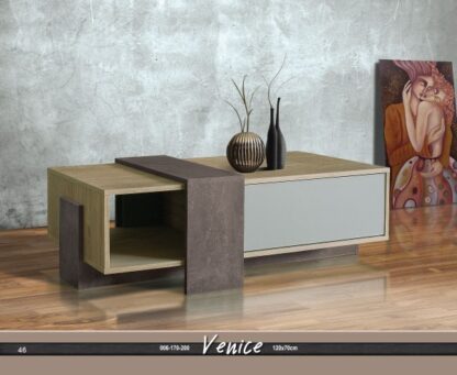 LIVING TABLE VENICE WITH DRAWER 120X70X44cm