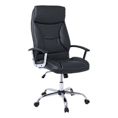 BF5700 Manager Armchair Chromed Base/Pu Black