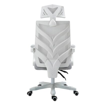 BF2985 White Manager Armchair Mesh Grey