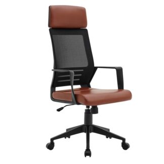 BF2500 Manager Armchair Black Mesh-Pu