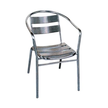 Perseas Aluminum Chair / 2 56Χ55Χ74cm.