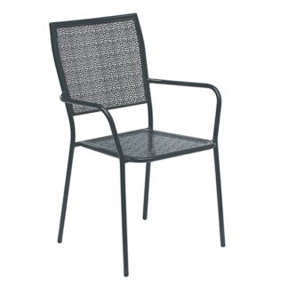 Carbon Metal Espresso Chair 56X55X90cm