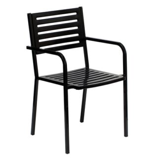 Metal Ristretto Chair Black 52Χ52Χ85cm.