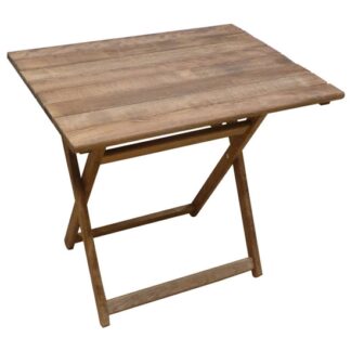 Wooden Folding Table Walnut 80Χ60Χ73cm.