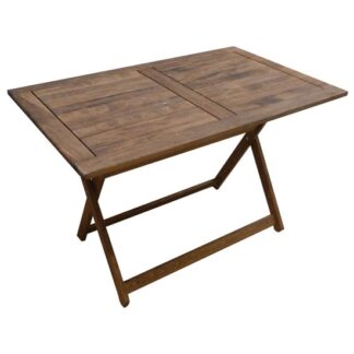 Wooden Folding Table Walnut 120Χ73Χ74cm.