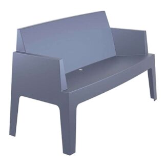 Polypropylene sofa Box dark gray