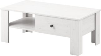Rene coffee table: White aged