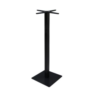 Table BAR 45x45cm H.108cm Metal Paint Black / 14.50Kg