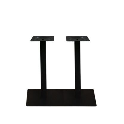 Table Stand 70x40cm Long Narrow Metal Paint Black / 21.00kg