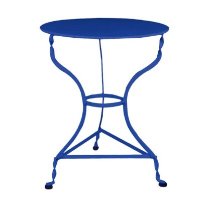 TRADITIONAL Table - Metal Paint Blue