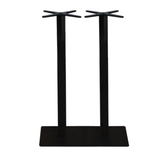 BAR Table Stand Elongated 70x40cm H.108cm Metal Paint Black / 23.10kg
