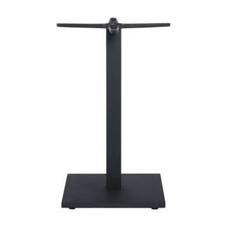 Table base with regulator 40x40cm H.72cm Metal Paint Black / 10,00kg