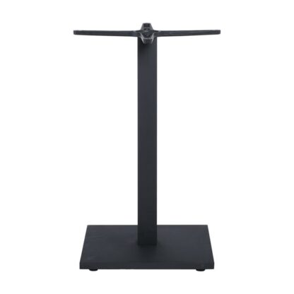 Table base with regulator 40x40cm H.72cm Metal Paint Black / 10,00kg