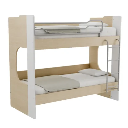 Mavin bunk bed color oak-white 90x200cm