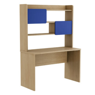 Desk with built-in Combi bookcase