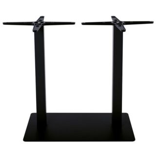 Table Base Long Narrow Metal Paint Black (21.00kg)