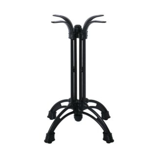 Table Stand 70x40cm Long Narrow Metal Paint Black / 21.00kg