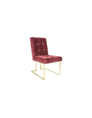 Rose metal chair