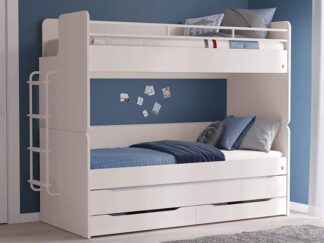 Children's bunk bed WHITE STUDIO 1