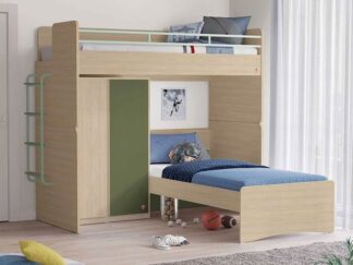 BUNKBED  WITH  DRAWER'S AND STORAGE STAIR  MODEL IOS !