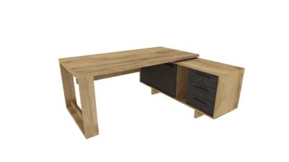 TENTER DESK 180X90 with SIDE 160X50