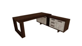 TENTER DESK 200X90 with SIDE 200X50