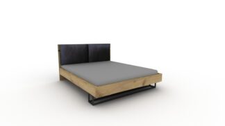 IRON bed with pillows