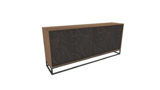 Evoke TV cabinet: Natural + Graphite 113x46x39cm